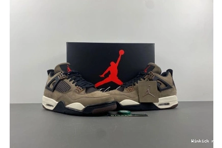 Brown x Scott Air 4 Travis Jordan Retro 1109